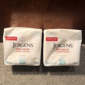 READ - X2 Jergens Mild Soap, Cleans & Freshens, 4 Bars- 4.5oz Each (18oz Total)